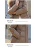 Warm Winter Fashion Jacket  Women Long Slimming Cotton Coat with Fur Collar Thickened
