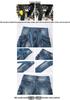 Motorcykelbyxor för män - Fyra säsonger - Fallsäker, Stor ficka, Smal passform, Högelastisk denim