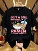 Wzm102173milk Tea Printed Plus Size Unisexs Round Neck Summer Casual Short Sleeved Street Fashion Versatile Plus Size Tshirt