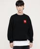 GRAVER [Unisex] Tyl Heart Logo Sweatshirt_Black