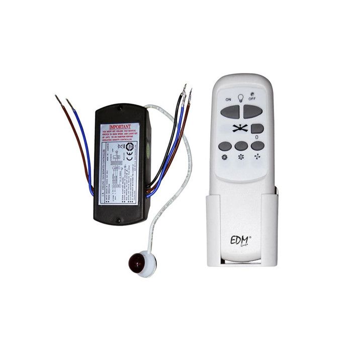 Kit De Télécommande Pour Ventilateur - EDM - 33997 - Blanc