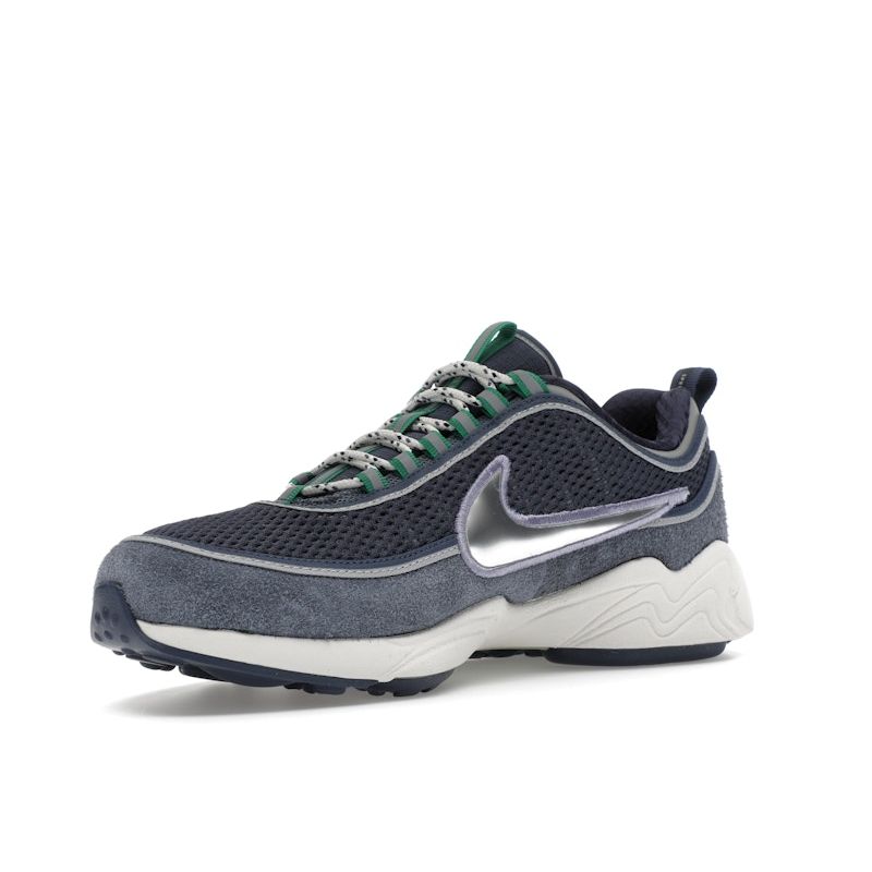 Nike Undefeated x Air Zoom Spiridon SP Thunder Blue Unisex Sneakers Silver Phantom HV4847-400