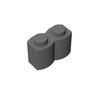 50pcs 30136 Brick Modified 1 X 2 with Log Profile Brick Collection Bulk Modular GBC Toy For Technical MOC Buildings Blocks