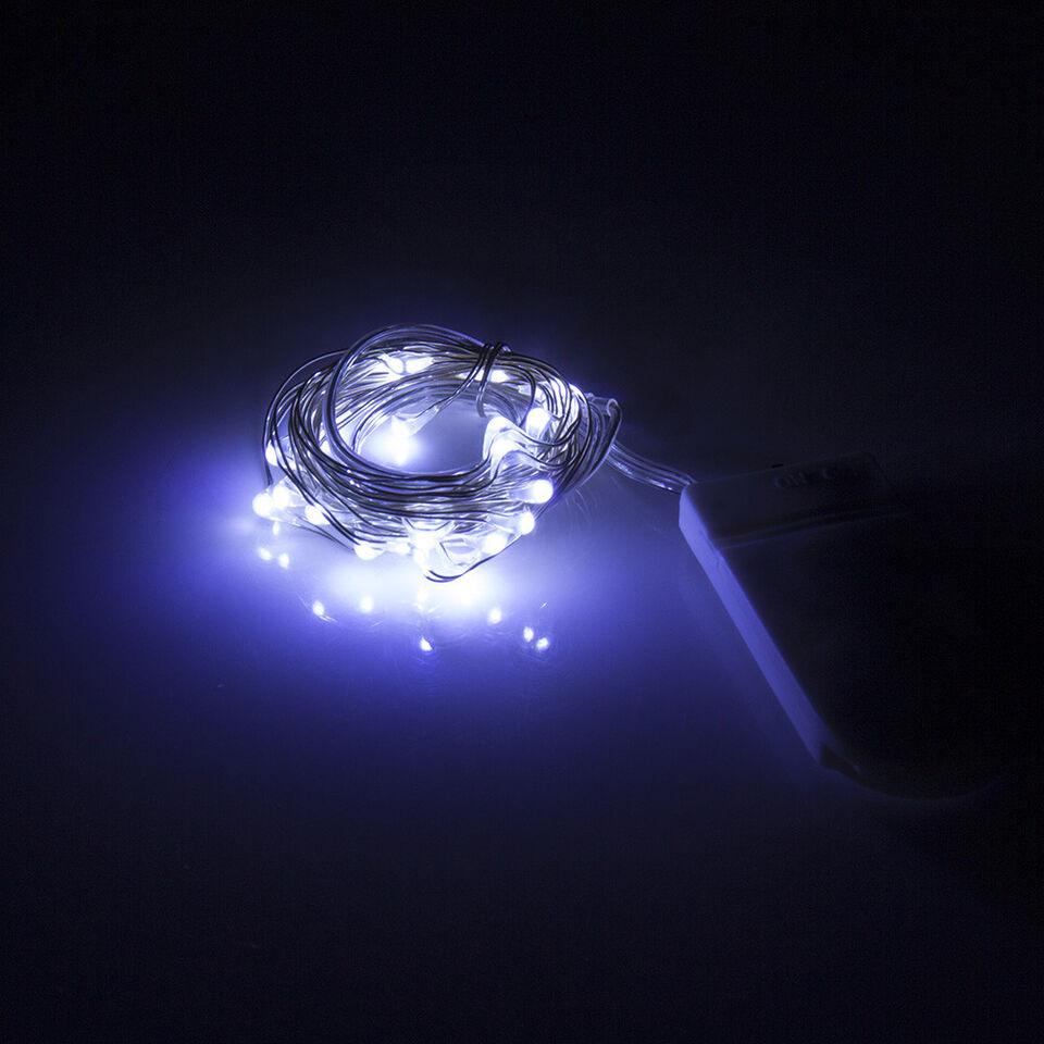 Pachet 6 10/20 LED Baterie Micro Sârmă de Orez Cupru Fairy String Lights Decor de petrecere