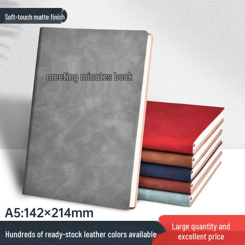 Custom Logo Business Meeting Minutes Notebook