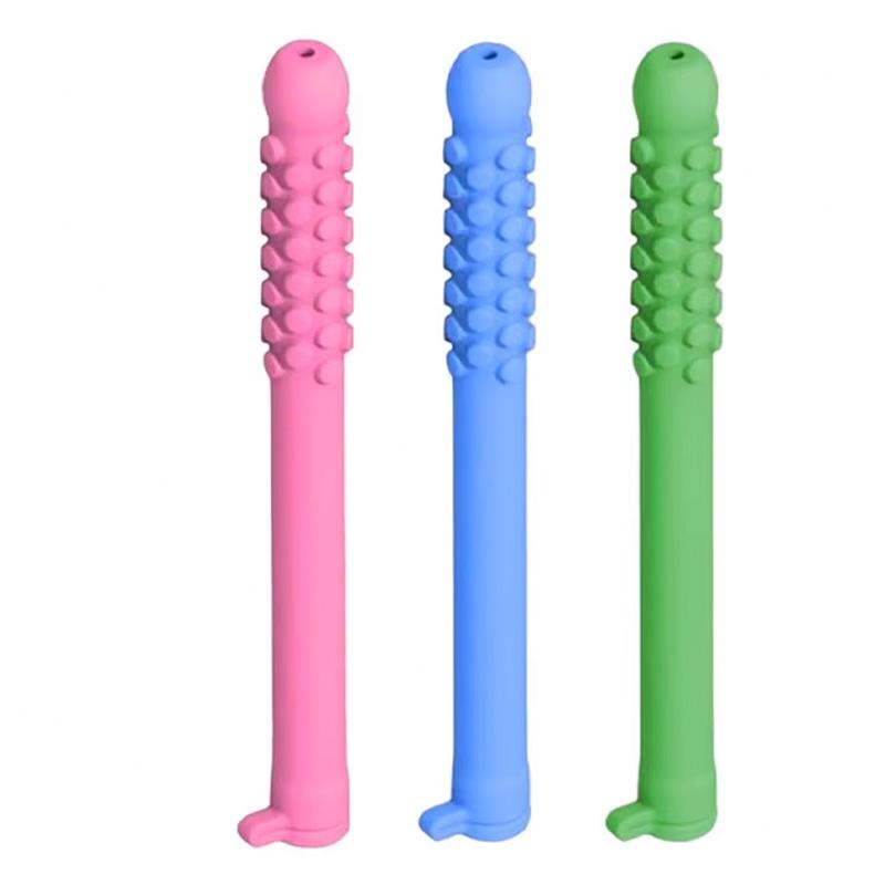 Anxiety Relief Chew Breather Stick Essential Oil Infused Peppermint Eucalyptus Calming Focus Tool for Stress Management on The