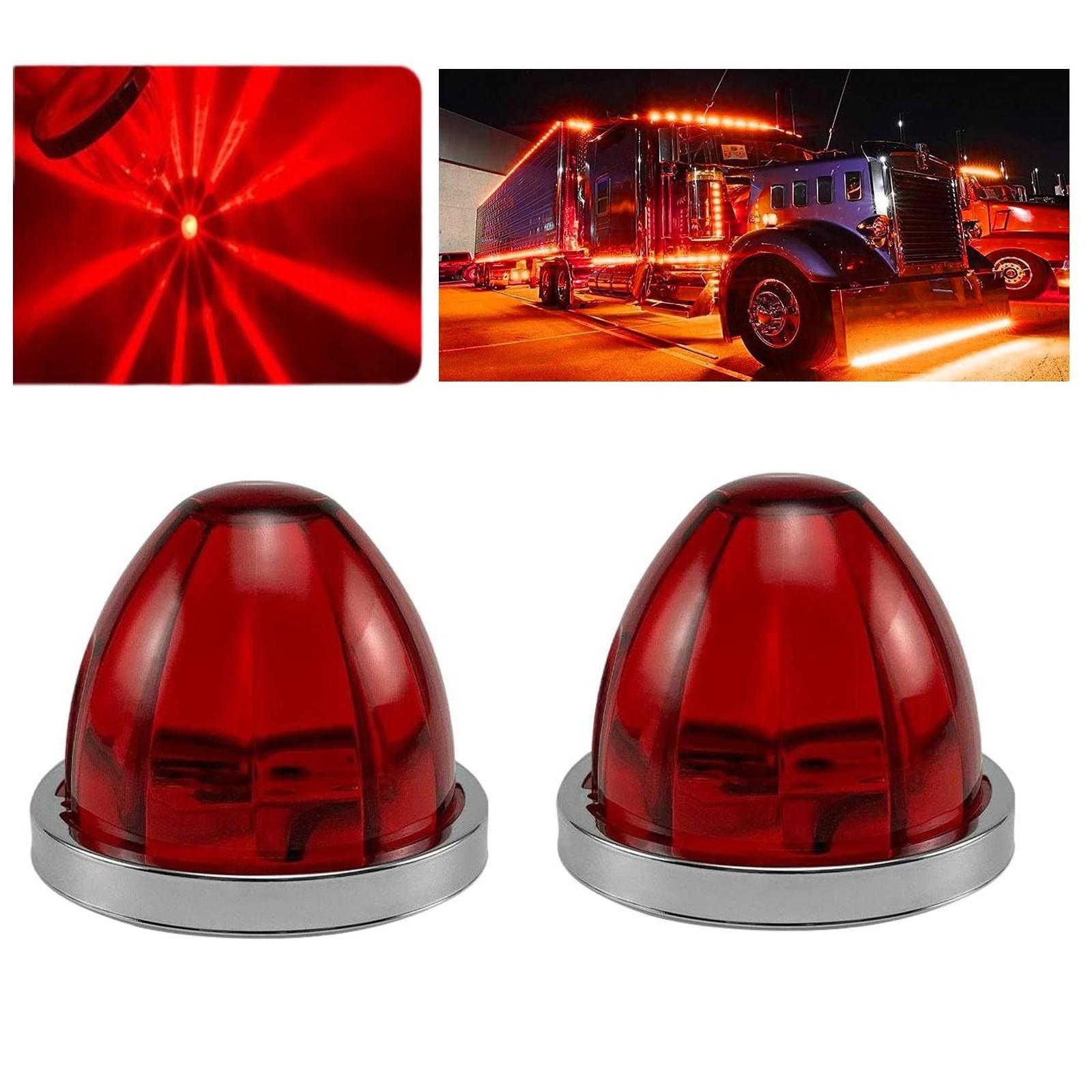 

Арбузная лампа Пластиковая лампа Габаритный фонарь грузовика Габаритный фонарь Боковой фонарь Светодиодная лампа Сигнальный огонь судна Стеклянная лампа One Size красный