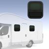 RV Windows 394x445mm Rounded UV Resistant Waterproof with Removable Insect Repellent Net for Camper 