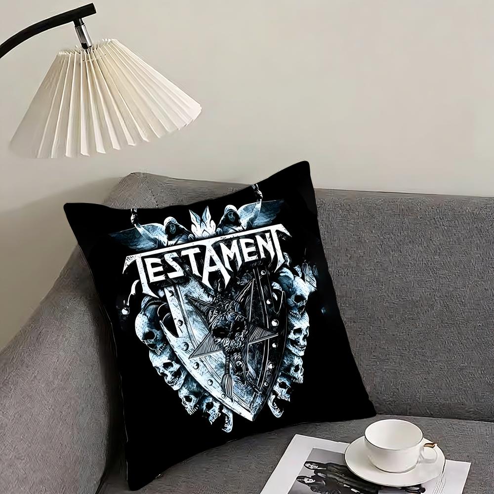 

TTestament Band Cushion Cover Pillowcase Ultra Soft Skin Friendly Fabric Cloud Like Comfort Concealed Zipper 30x30cm