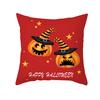 New Nordic Halloween Throw Pillow Cover Black Letter Print Sofa Cushion Cover Cushion Cover Home