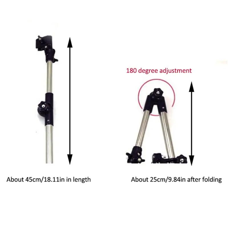 Folding Bicycle Umbrella Stand Electric Car Thickened Umbrella Support Adjustable Baby Stroller Umbrella Holder Accessories