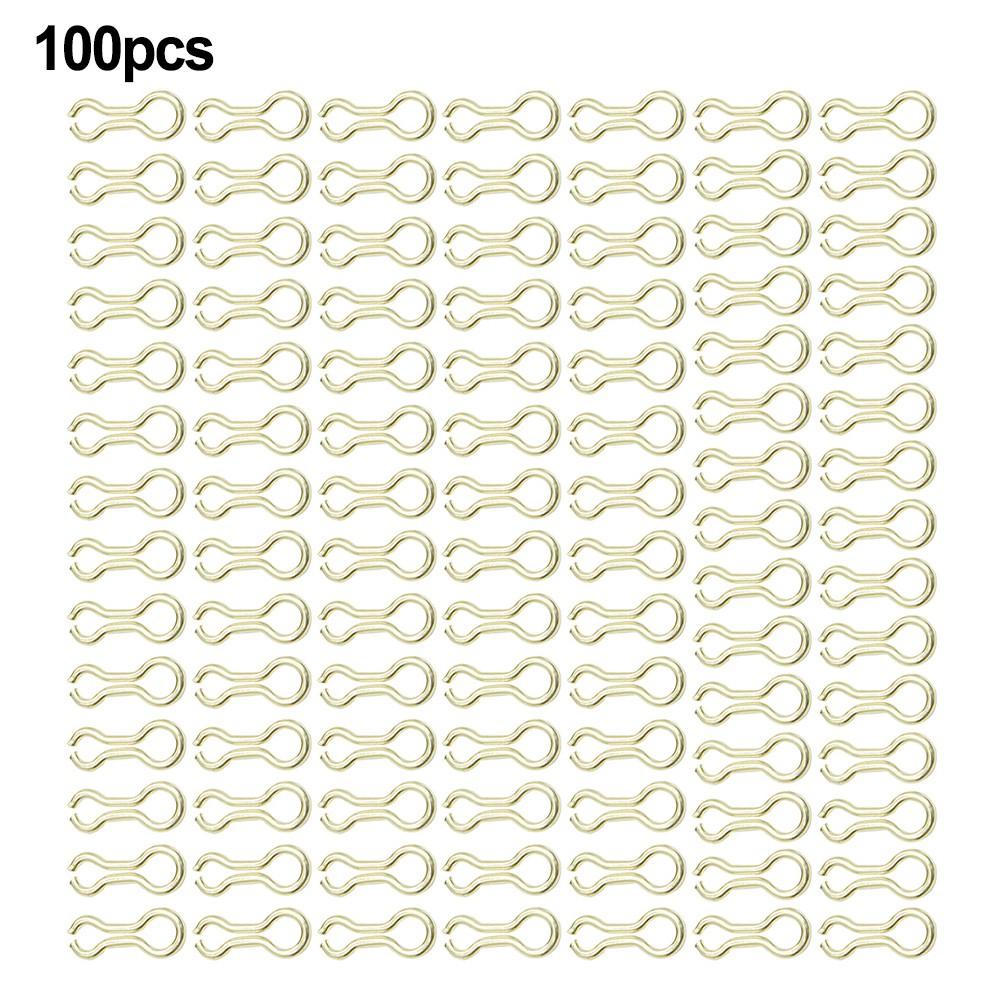 

100pcs Fishing Sinker Eyelets Stainless Steel for Enhanced Fishing Experience yellow M