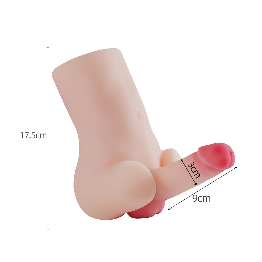 Realistické dildo Penis Vagina 2v1 masturbační pohár Sexy pomůcky Hračky pro dospělé pro muže Ženy Pár