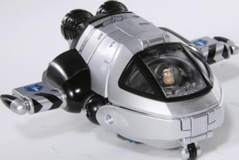Transformers Disney Label Buzz Lightyear Spaceship Monochrome