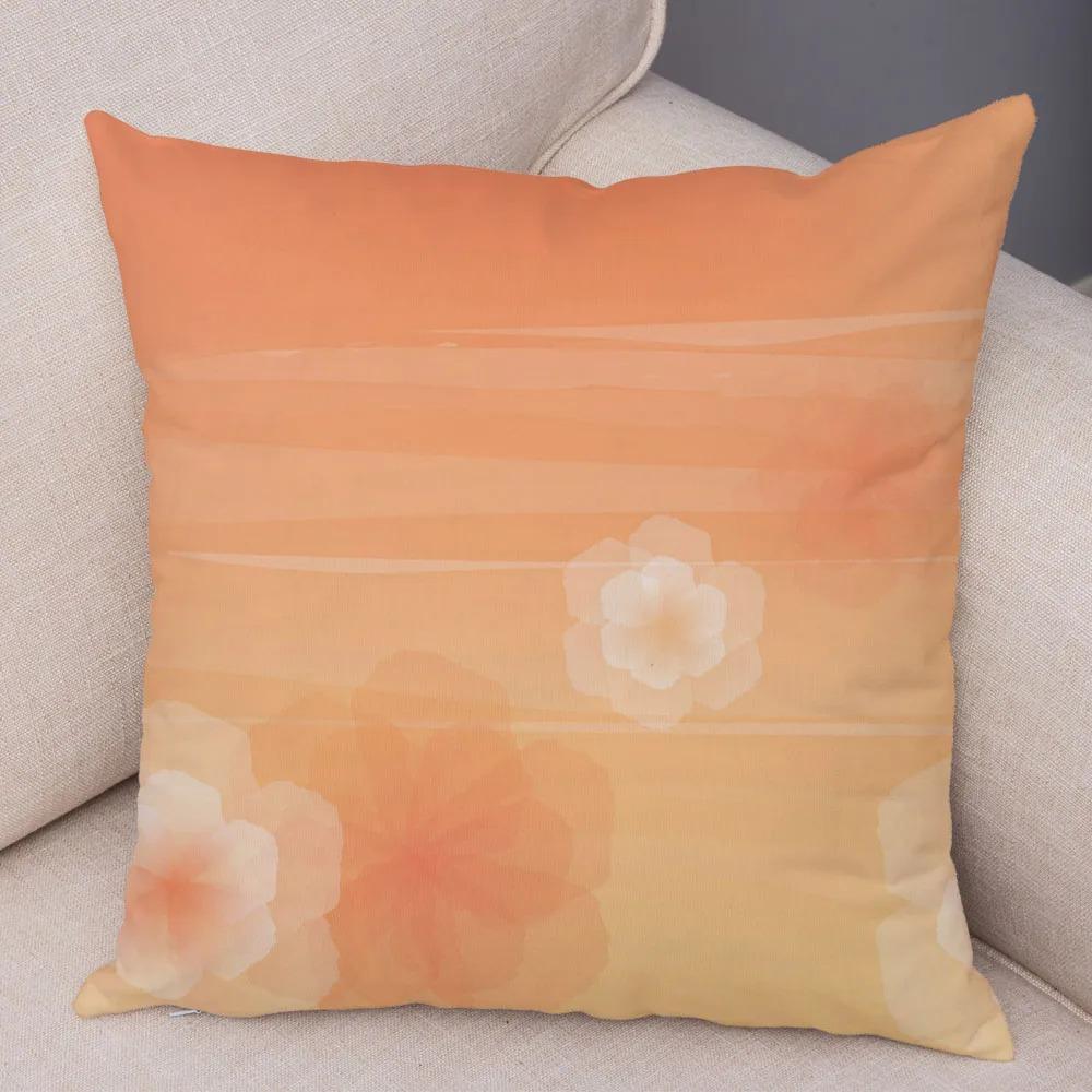 Taie d'Oreiller Décorative à Motif Floral, pour Salon, Bureau, Maison