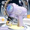 10 Hole Electric Bubble Machine Gun Kids Toys, Bubble Gun With Bubble Liquid, Colorful Lights And Thousands Of Bubbles, Summer Outdoor Beach Toys