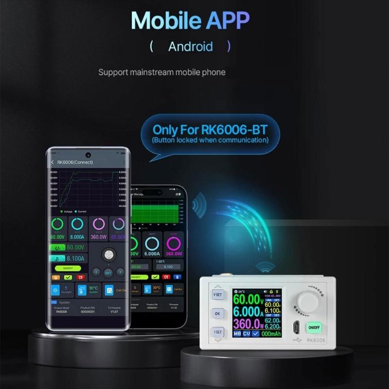 Digital Power Supply 0 60V 0 6.0A Adjustable Designs With USB Communication and Cooling Fan Systems High Performances