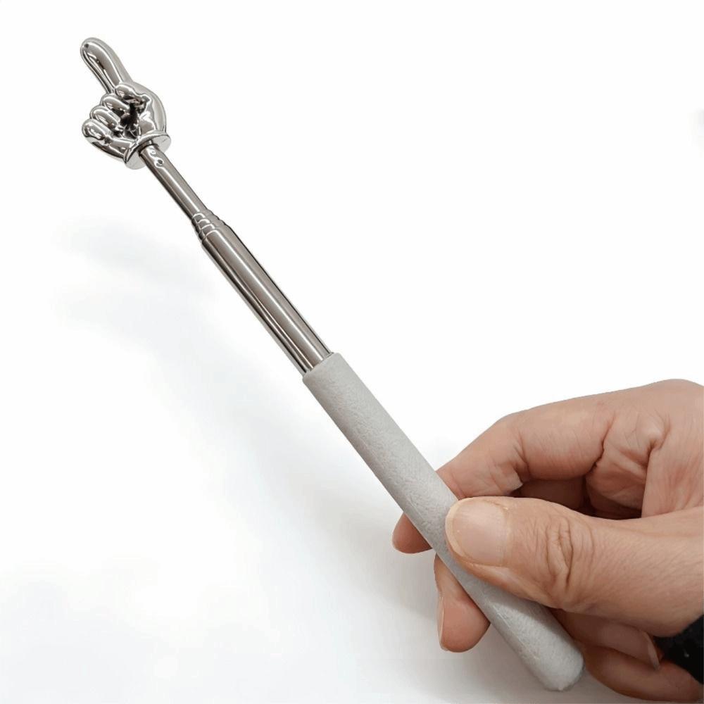 5pcs 201 Stainless Steel Teaching Pointer Finger Reading Stick Blackboard Whiteboard