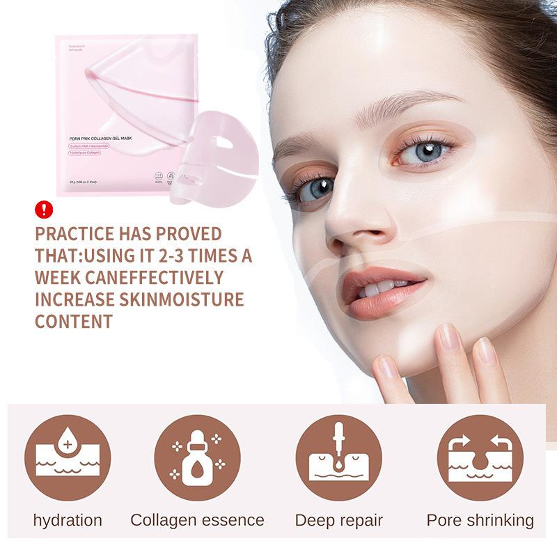 Pink Collagen Jelly Gel Mask Overnight Face Mask Hydrating Firming and Moisturizing