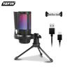 RGB USB Condenser Microphone with Desktop Tripod Stand for Gaming & Live Streaming