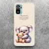 Koala Kawaii Cute Animal Print Soft Case for Xiaomi Redmi Note 14 13 12S 11S Phone Shell 10 Pro Plus 11E 11T 12 11 10S 5G Cover
