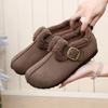 New Cotton Shoes with Retro Velcro Laces, Cotton Shoe with Anti-slip Properties, Women's Shoes