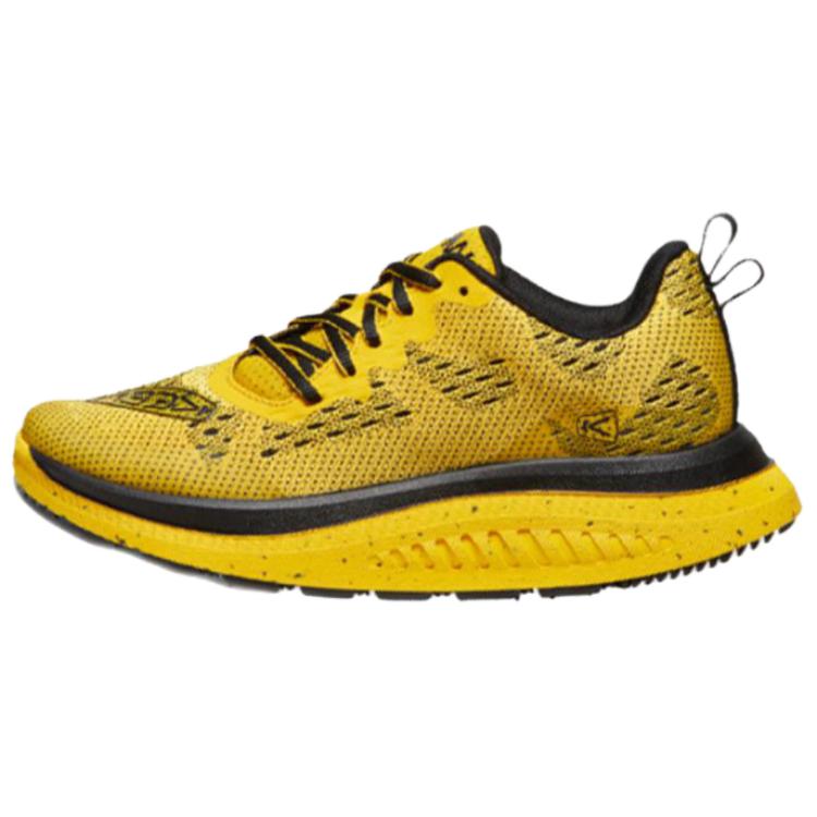 Keen WK400 Амортизирующие, износостойкие низкие повседневные кроссовки мужские Желтый Черный 1027483 44.5