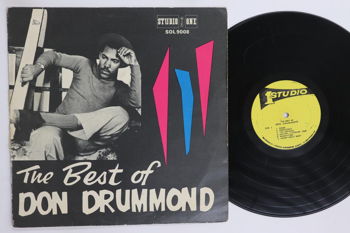 

LP Record DON DRUMMOND Best Of Don Drummond SOL9008 STUDIO ONE 1969 Jamaica Reggae Ska Dub Used