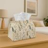 1pc Vintage Botanical Tissue Box Holder- Wildflower Herb Pattern Design, Party Tissue Box, Multifunctional for Kitchen And Dining, Coffee Table, And D