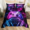 Home Textile Three-Piece Cool Game Console Cartoon Digital Printing Quilt Pillowcase Bedding