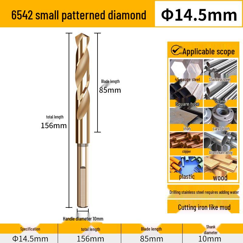 12mm High Hardness Twist Drill Bit Set for Iron, Stainless Steel, and Woodworking
