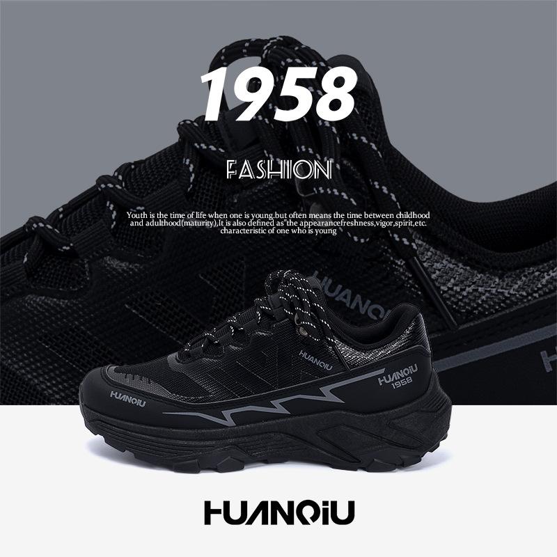 Global Mesh Breathable Sneakers ZHQ68323 Summer Outdoor Casual Running Shoes Lightweight Soft-soled Dad Shoes