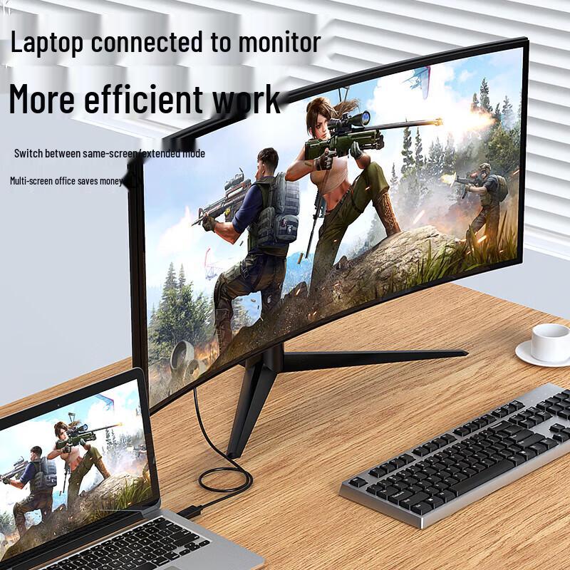BiyaZ DisplayPort 1.2 To HDMI 4K Video Cable