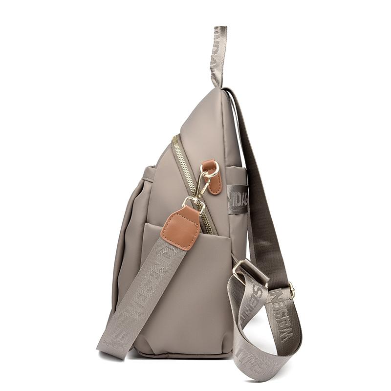 Lehký Vodotěsný Oxfordový Batoh Dámská Multifunkční Cestovní Taška přes Rameno Studentská Školní Taška