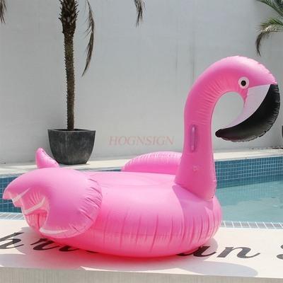 Flamingo Swim Ring Cherry Blossom Powder Europe And America High Quality Enlarged And Thickened Inflatable Lifebuoy