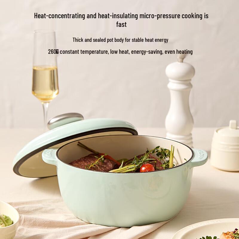 Wenlunshan 24cm Enamel Micro Pressure Pot