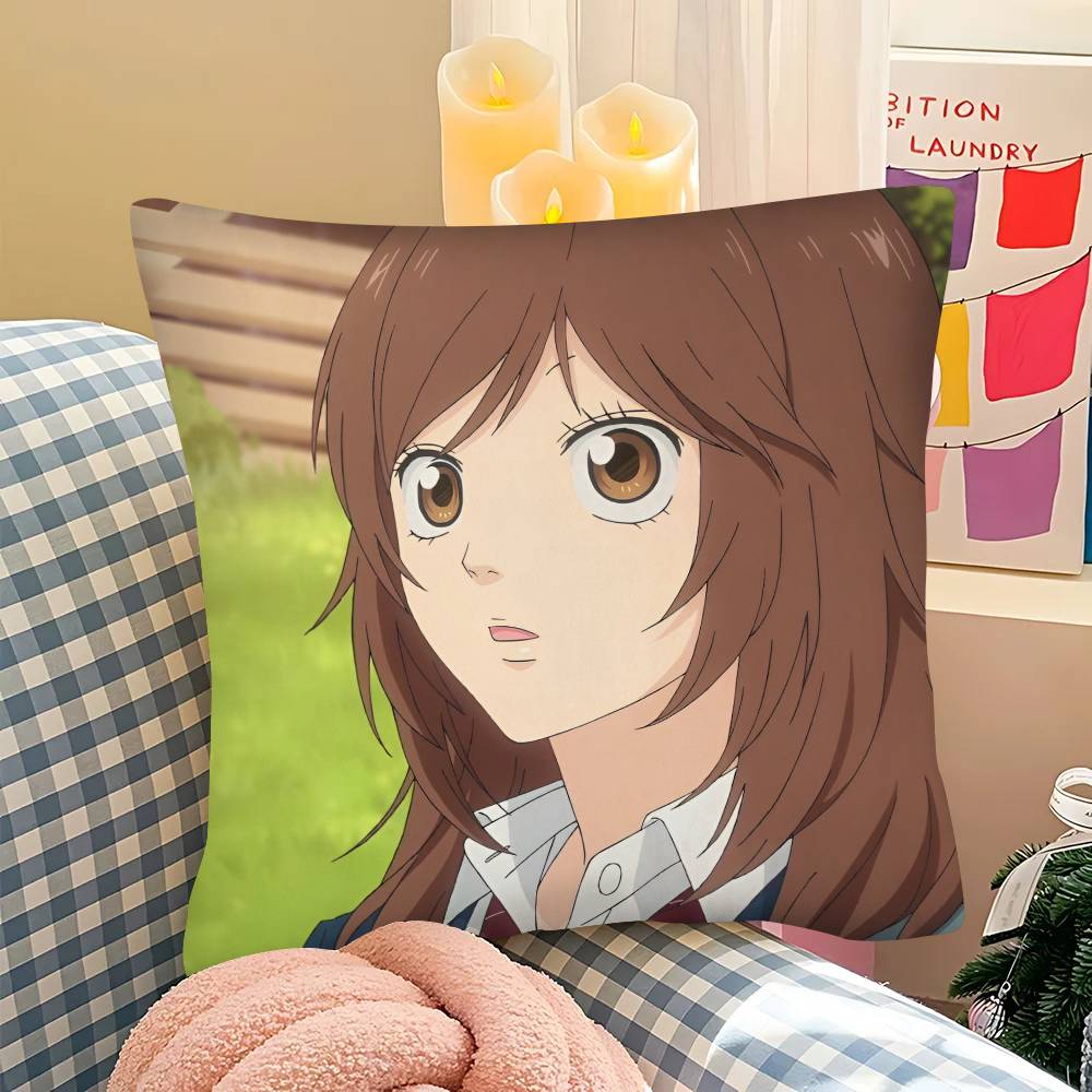 Pc Anime Ao HHaru Ride Pillow Case Fashion Square Pillowcase Bedroom Sofa Room Ins Decoration Leisure