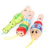Wooden Whistle Cartoon Mini Flute Colorful Musical Toy Music Instrument for Kids Children