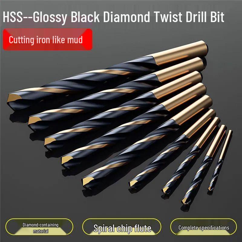 M43 Cobalt Stainless Steel High Hardness Straight Shank Twist Drill Bit Set for Metal and Iron