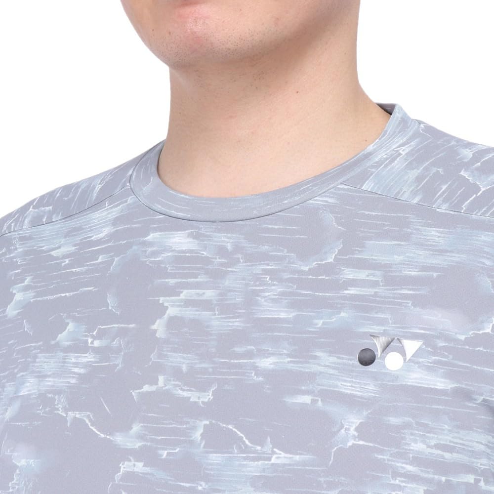 YONEX Short Sleeve Game Shirt Gray Size M (Fit Style), (010),