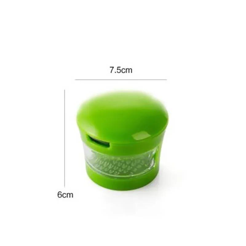 1pc Stainless Steel Garlic Press Multi-function Garlics Cutting Cooking Vegetables Tools Garlic Chopper Kitchen Accessories