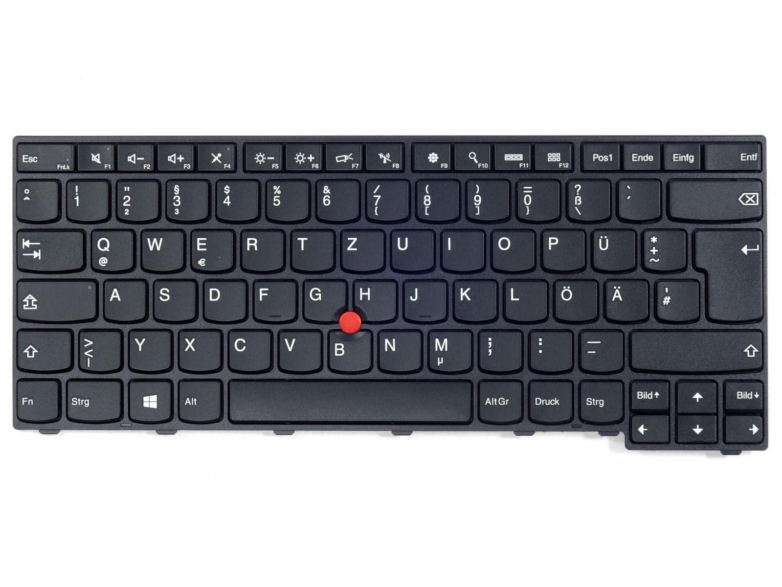 Tradebit - Tastatur für Lenovo ThinkPad | Deutsch DE QWERTZ | Volle Kompatibilität | Hochwertige Materialien | Models: T460s T470s