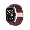 Compatible with Xiaomi Band 8/9 Pro and Redmi Watch 4/5/6: Magnetic Buckle Woven Strap