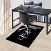 1pc Metallic Abstract Symbol Carpet for Playroom Bedroom Living Room Sofa Home Decor,kids Game Area Rug Non-slip Floor Mat Y730164