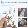 Special Wire Stripper for Electrician 7-in-1 Multifunction Wire Plier Tool(Grey)