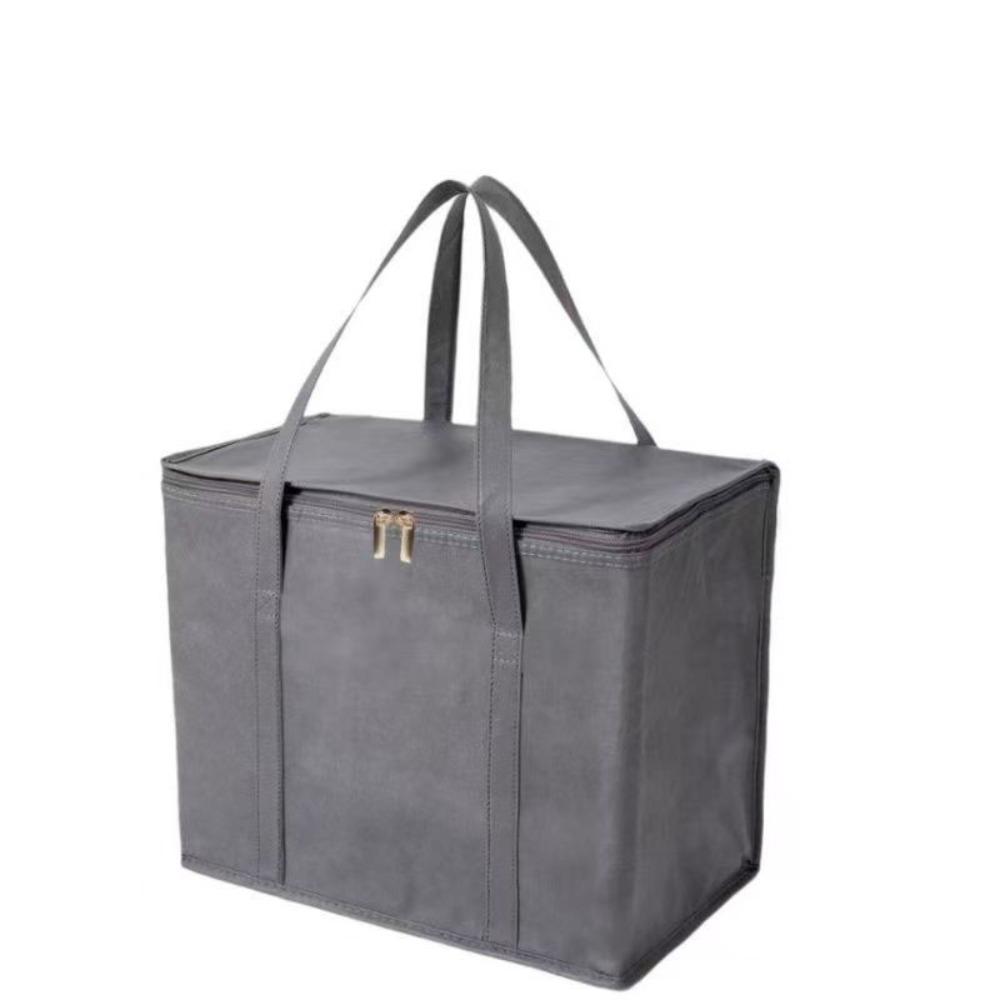 Tin Foil Food Delivery Bag Waterproof Insulated Thermal Cooler Bag Insulated Cooler Cool Bag  Food