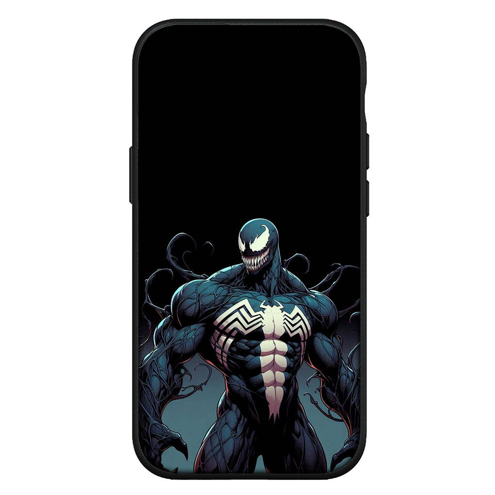 Чехол для iPhone 17 16 15 Xiaomi Poco Redmi Note 14 13 12 11 Pro Max 9 16e Samsung Galaxy S25 S24 S23 OPPO Huawei Чехол для телефона Venom Super Hero Comics for Redmi Note 8 экрю