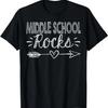 Mittelschule rockt 1. Schultag Mittelschullehrer T-Shirt