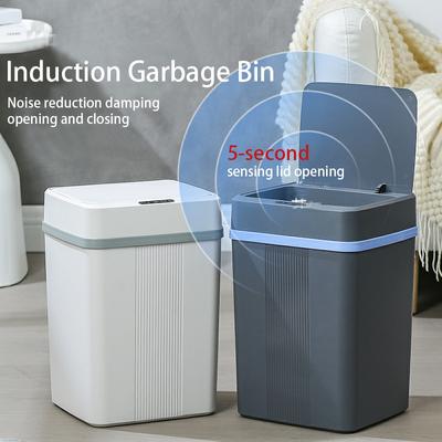 18L Intelligenter Wasserdichter Mülleimer mit Automatiksensor, Für Küche/Badezimmer/Innenbereich