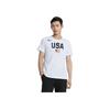 Nike Team USA Basketball Training T-Shirt With Sport Print And Quick-Dry Technology Men Tops White AV4352-100